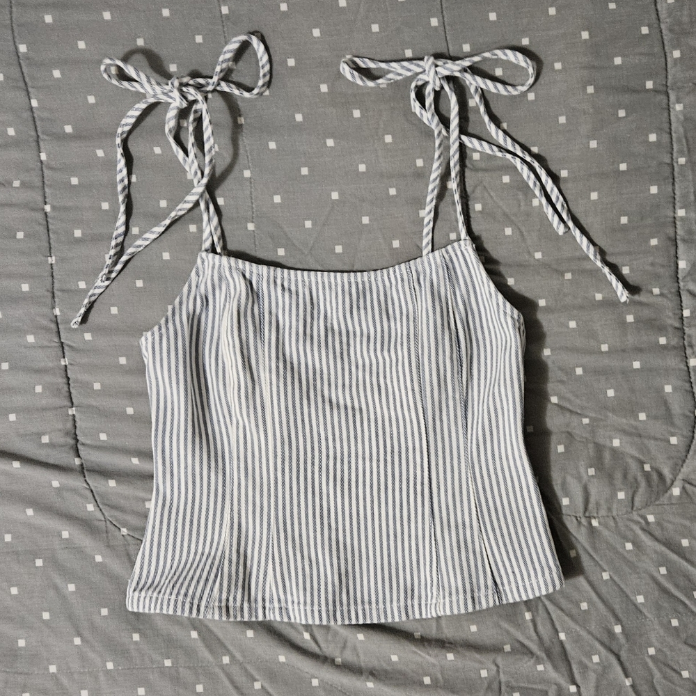 ELODIE Square Neck Crop Tank